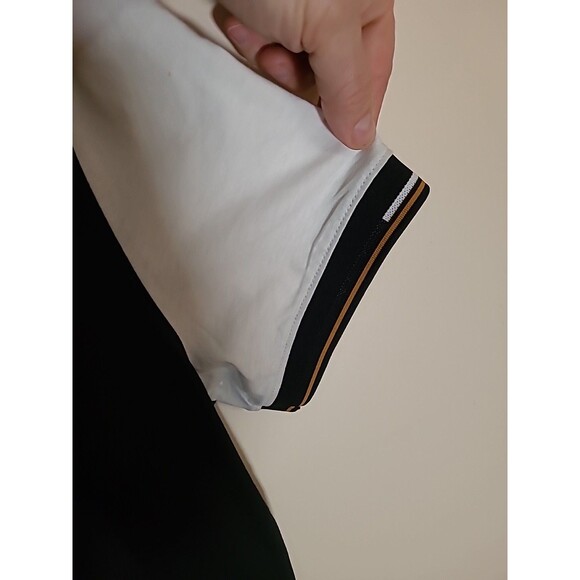 Casa Moda Couture Polo Shirt Mens Black/White Extra Large (AA6) - Picture 3 of 9